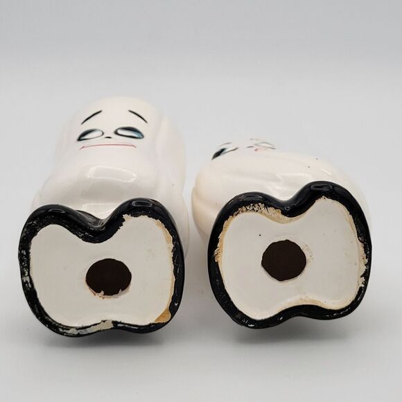 Rare Vintage Ghost Pepper Salt and Pepper Shaker Set - Picture 6 of 15